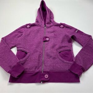 Hurley Purple Full Zip Hoodie Jacket Size Large